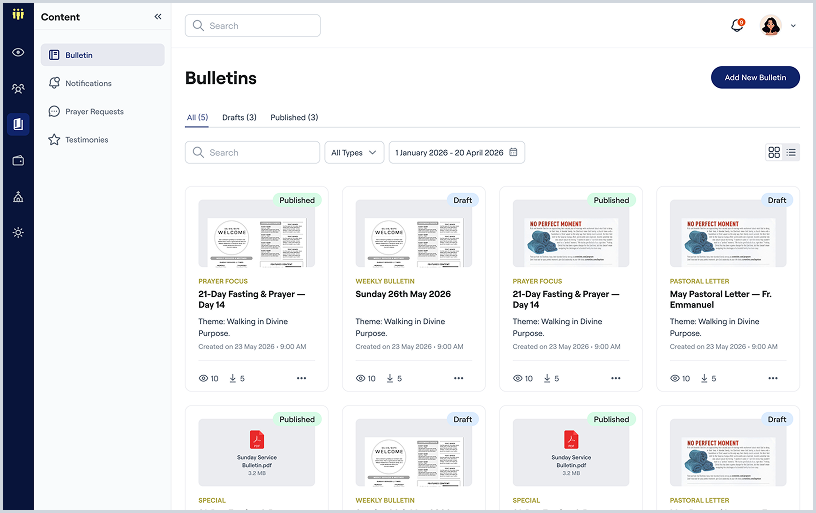 Gather member engagement preview
